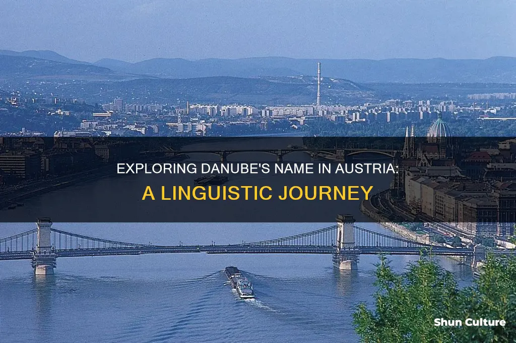 how to say danube in austria