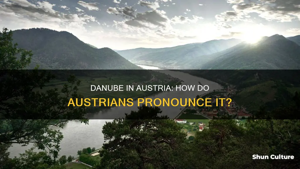 how to say danube in austria