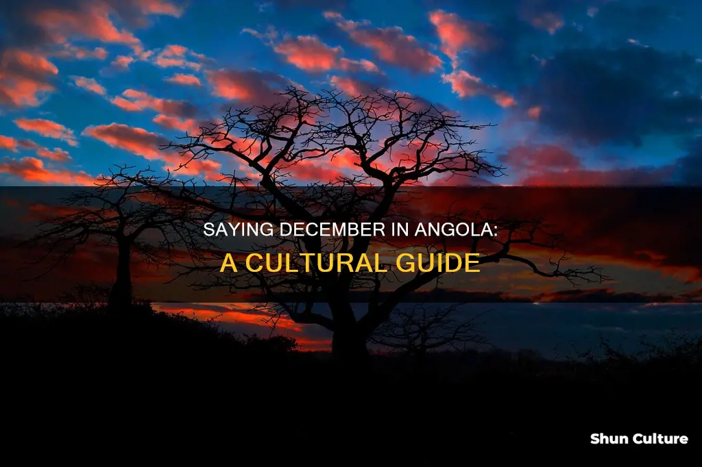 how to say december in angola