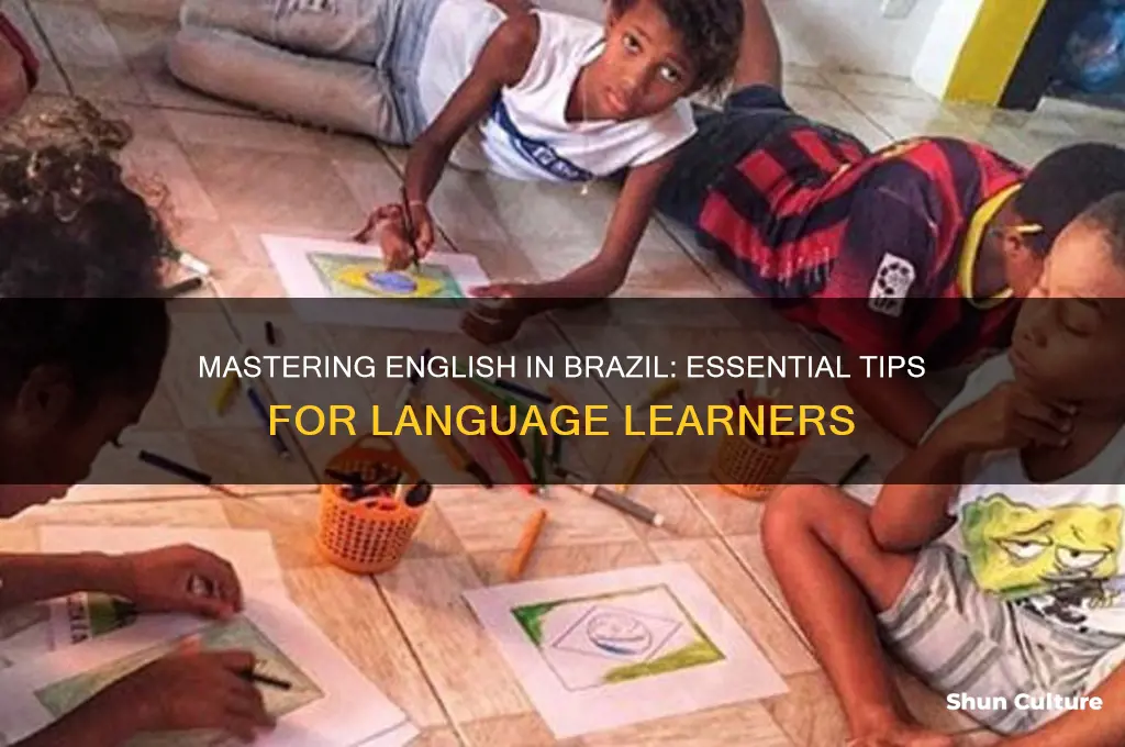 how to say english in brazil