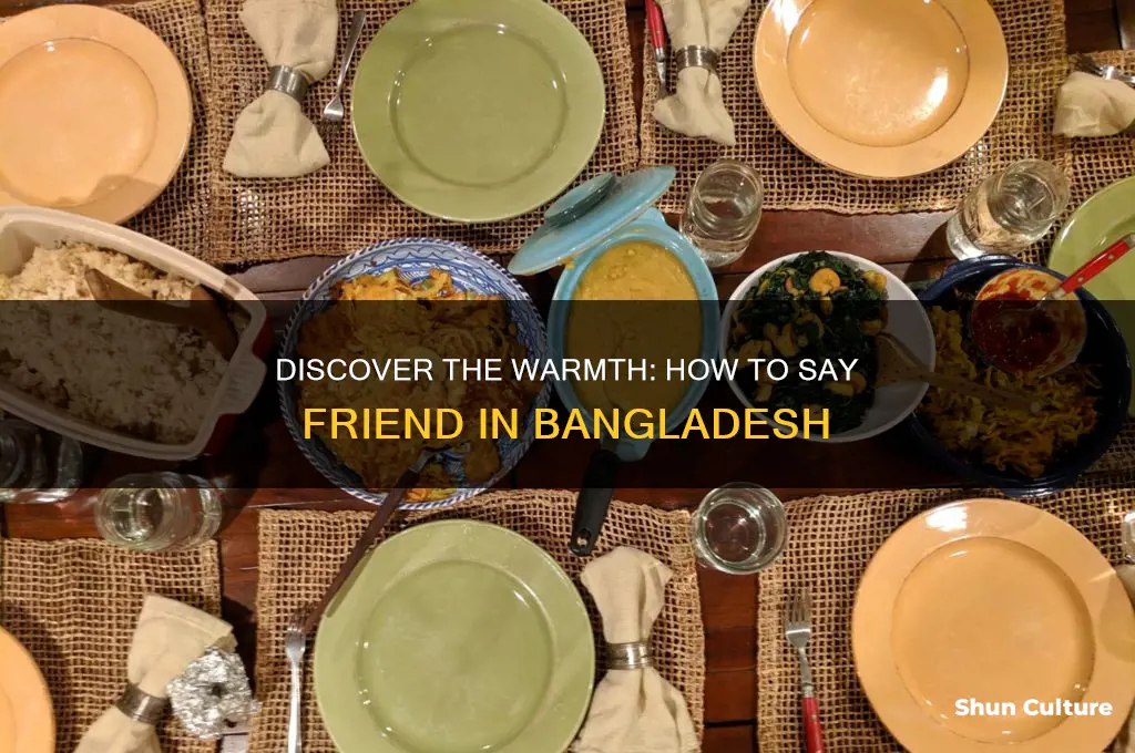 how to say friend in bangladesh