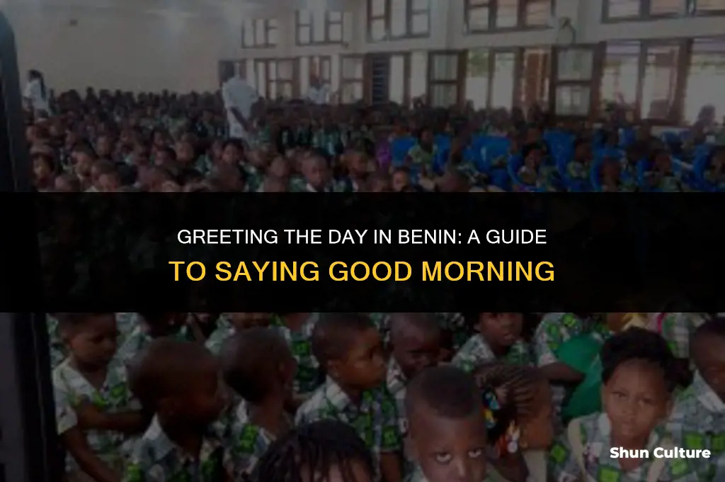 how to say good morning in benin language