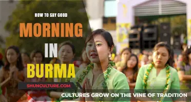 Greeting the Day in Myanmar: A Guide to Saying Good Morning in Burmese