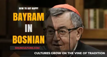Celebrate with Warmth: Saying Happy Bayram in Bosnian Language