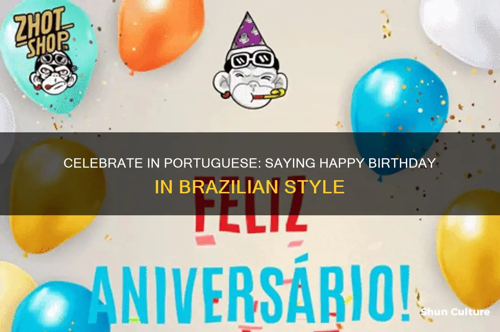 how to say happy birthday in brazil portuguese