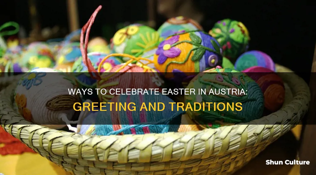 how to say happy easter in austria
