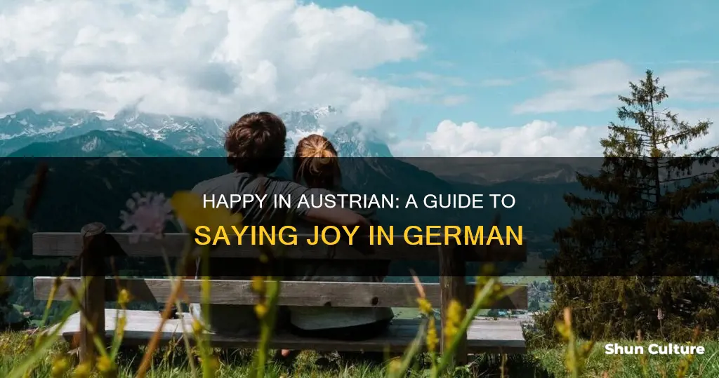 how to say happy in austrian