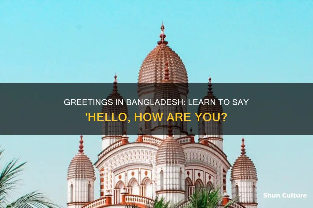 how to say hello how are you in bangladesh