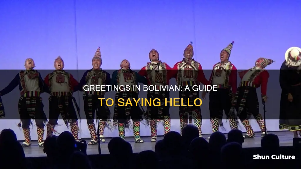 how to say hello in bolivian