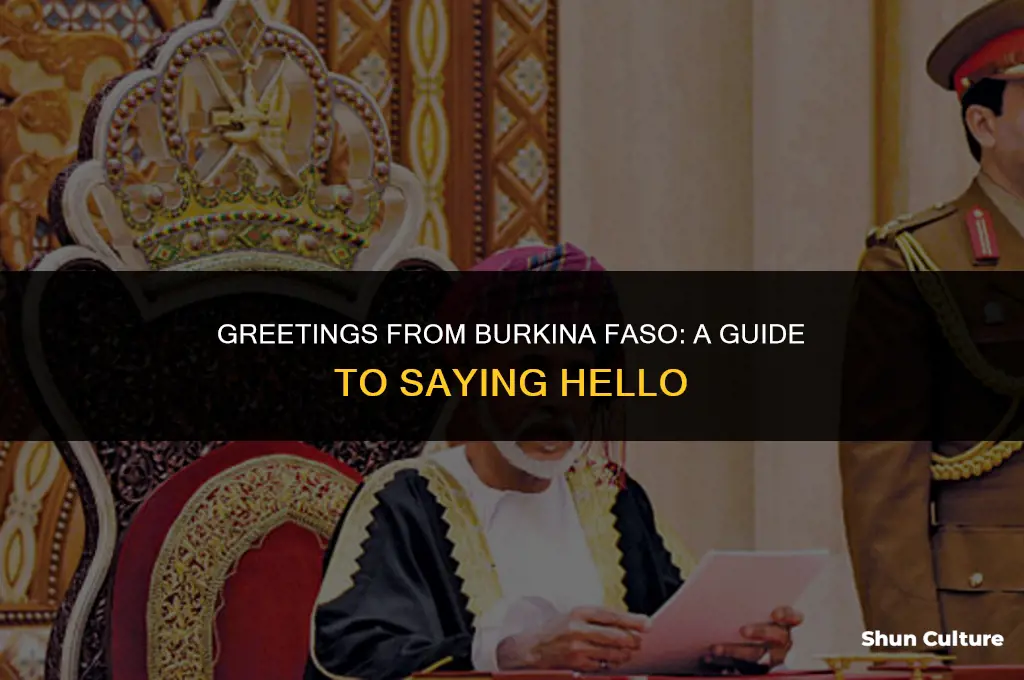 how to say hello in burkina faso
