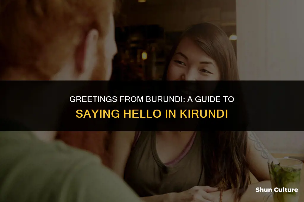 how to say hello in burundi