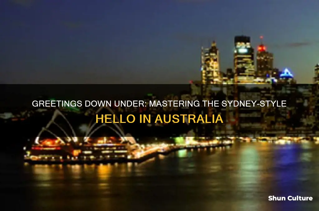 how to say hello in sydney australia