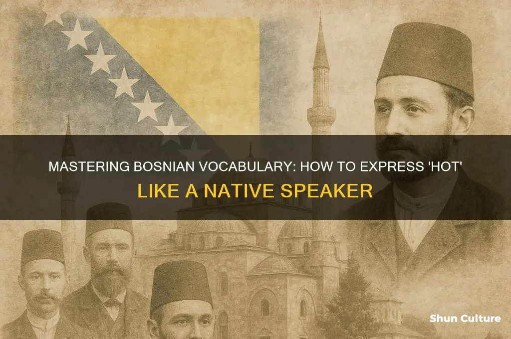 how to say hot in bosnian