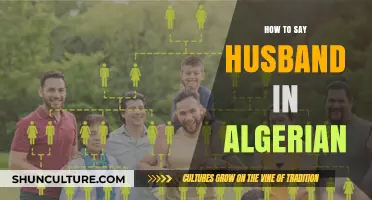 How to Say Husband in Algerian: A Quick Language Guide