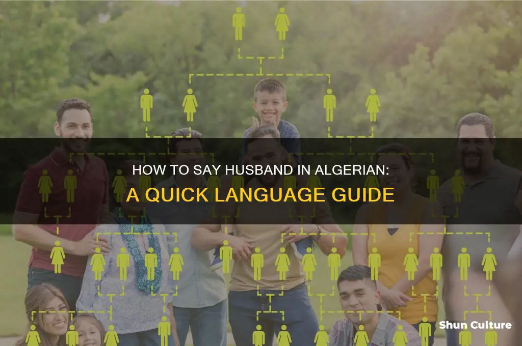 how to say husband in algerian