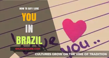 Expressing Love in Brazil: How to Say 'I Love You' Like a Local