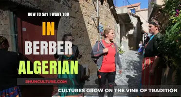 Expressing Desire in Algerian Berber: How to Say 'I Want You