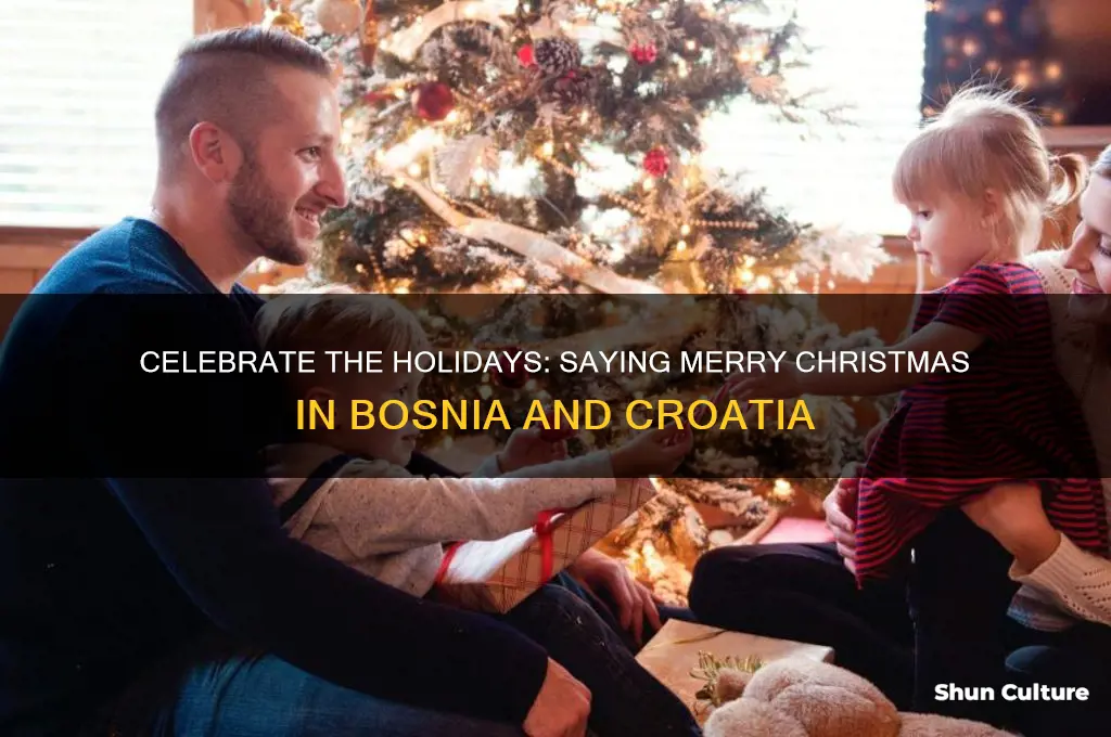 how to say merry christmas in bosnia and croatia