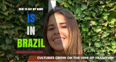 How to Introduce Yourself in Brazil: Saying 'My Name Is' in Portuguese