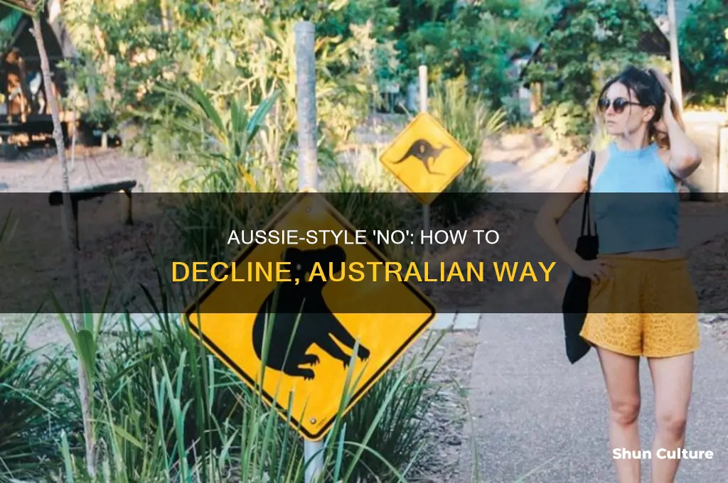 how to say no like an australian