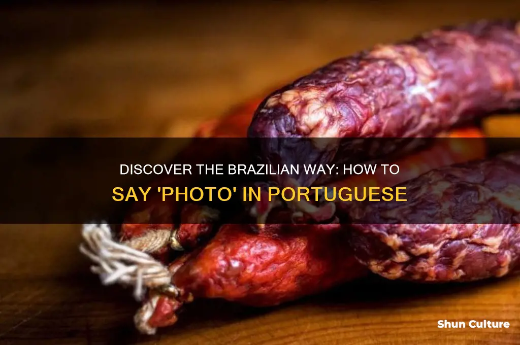 how to say photo in brazil