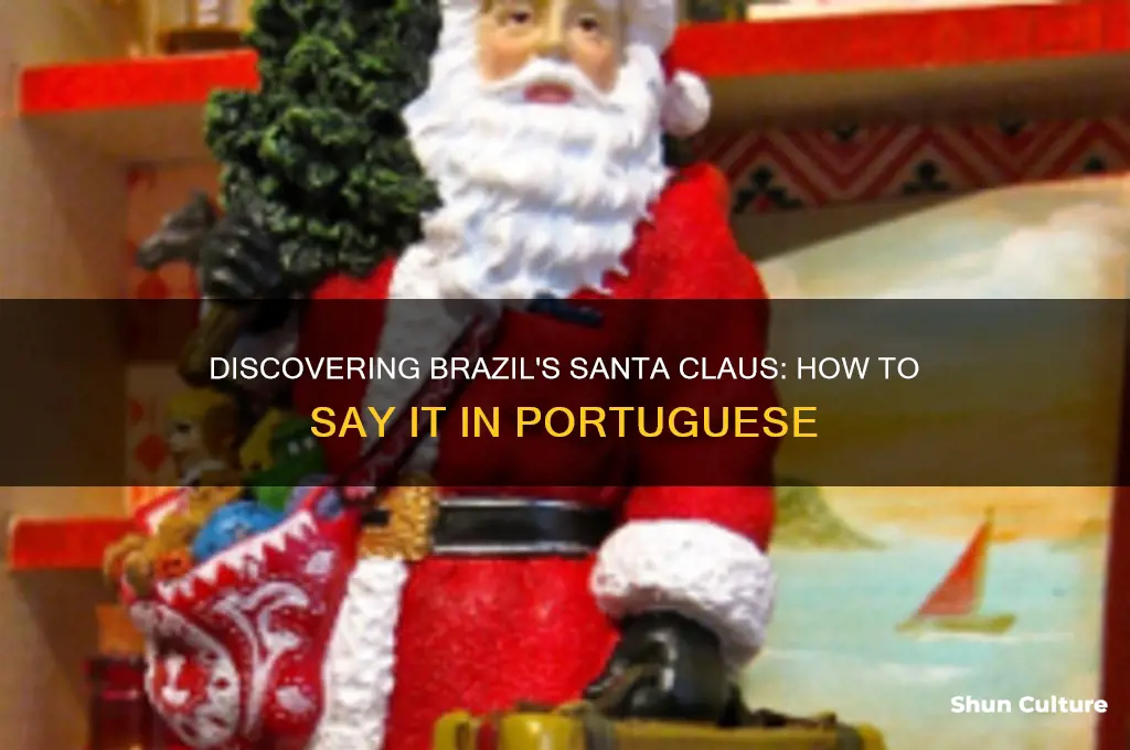 how to say santa claus in brazil