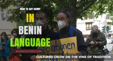 Expressing Apologies in Benin: A Guide to Sincere Repentance