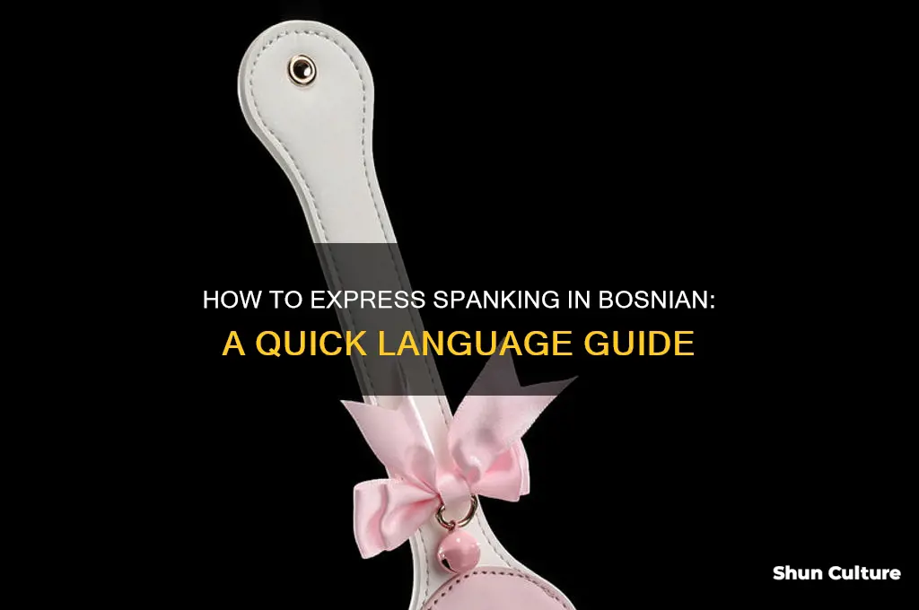 how to say spanking in bosnian