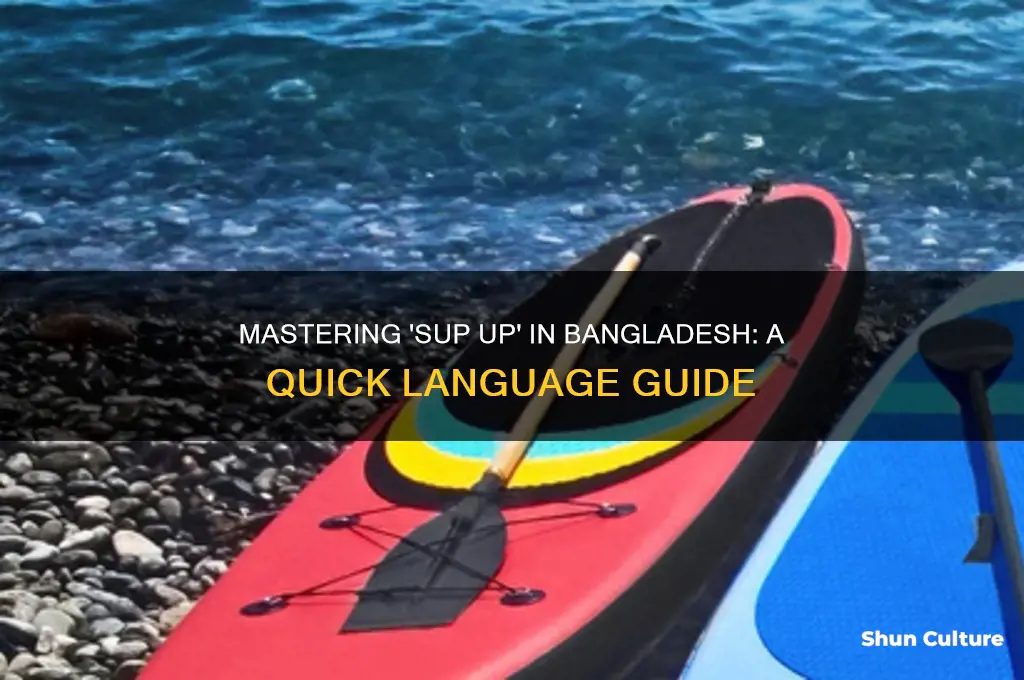 how to say sup up in n bangladesh