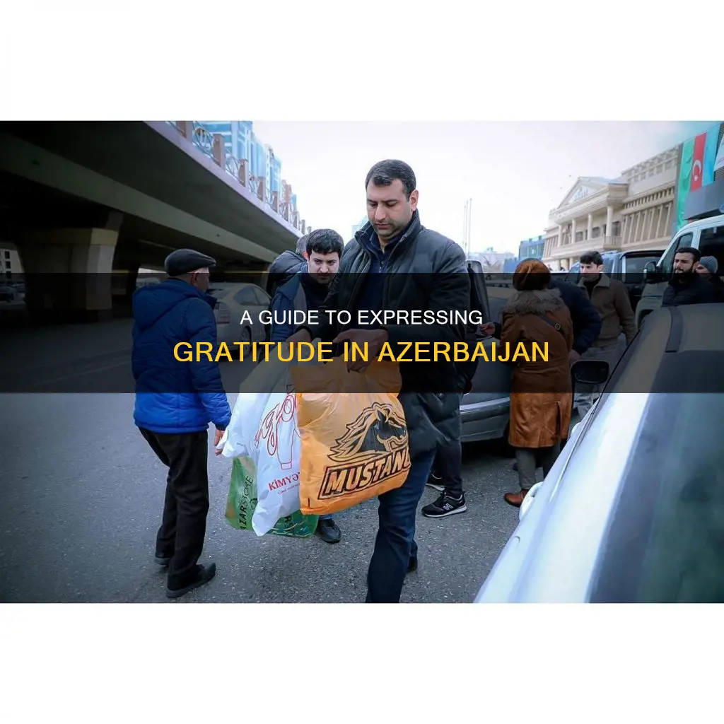 how to say thank you in azerbaijan