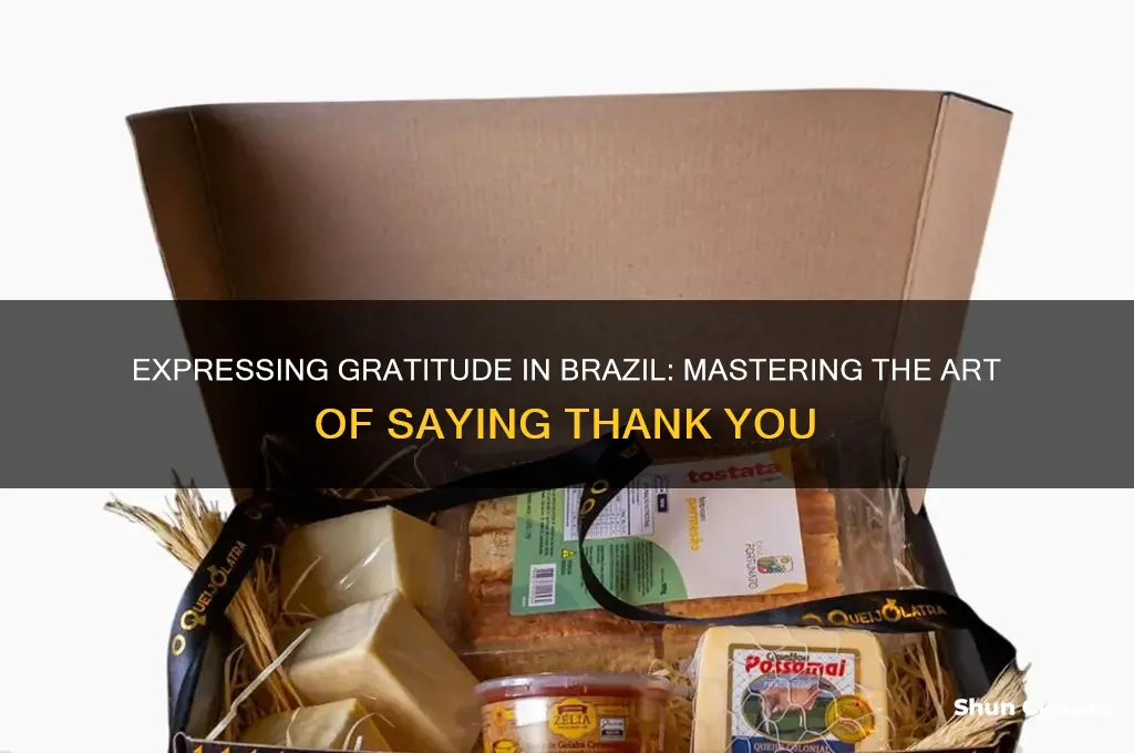 how to say thank you in brazil