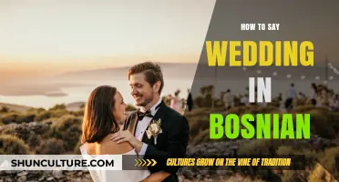 Saying 'Wedding' in Bosnian: A Quick Language Guide for Celebrations