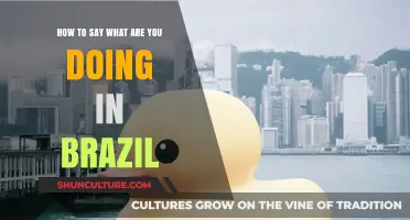 How to Ask 'What Are You Doing?' in Brazilian Portuguese