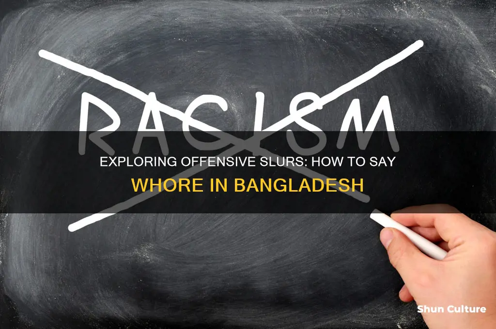 how to say whore in bangladesh