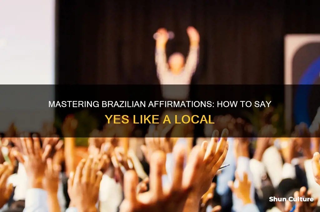 how to say yes in brazil