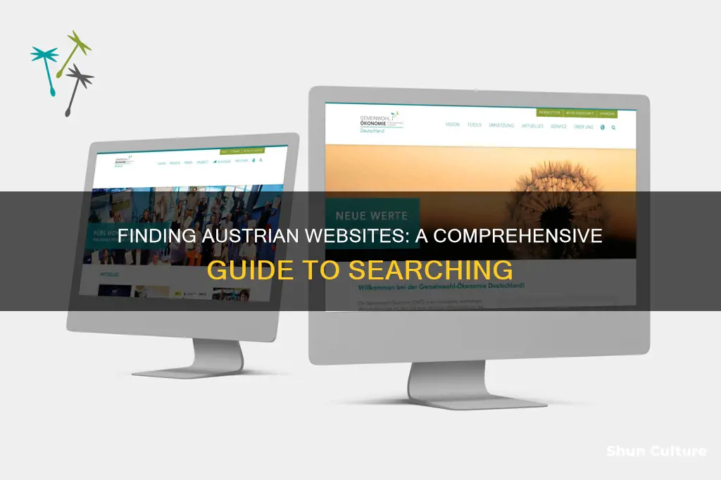 how to search for austrian websites
