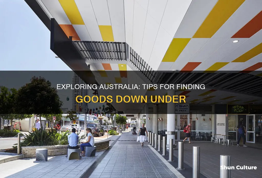 how to search for goods in australia