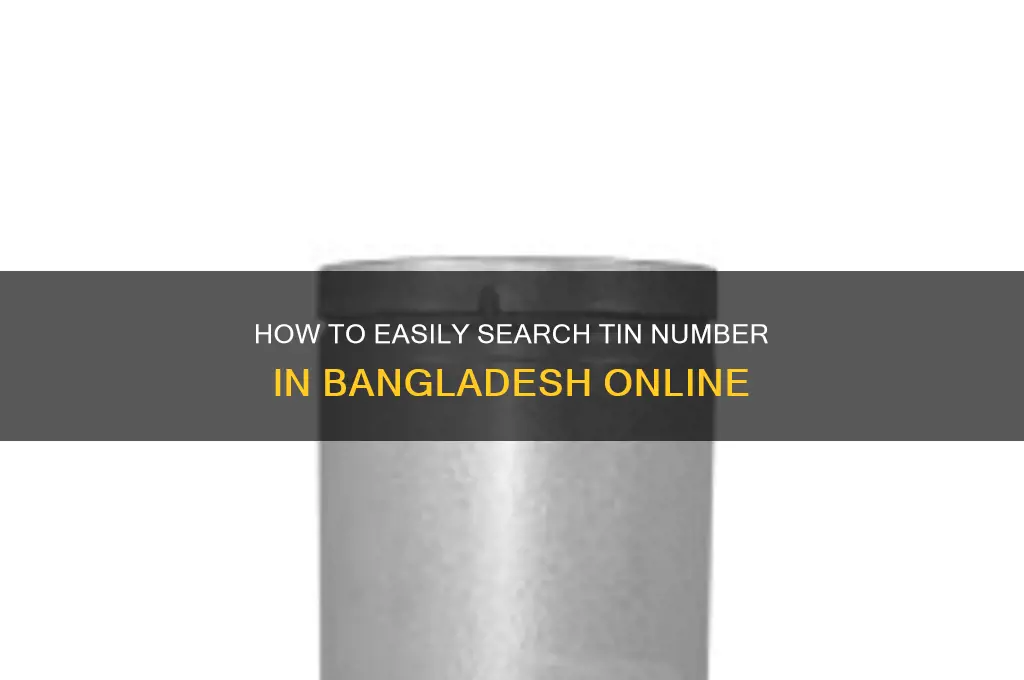how to search tin number in bangladesh