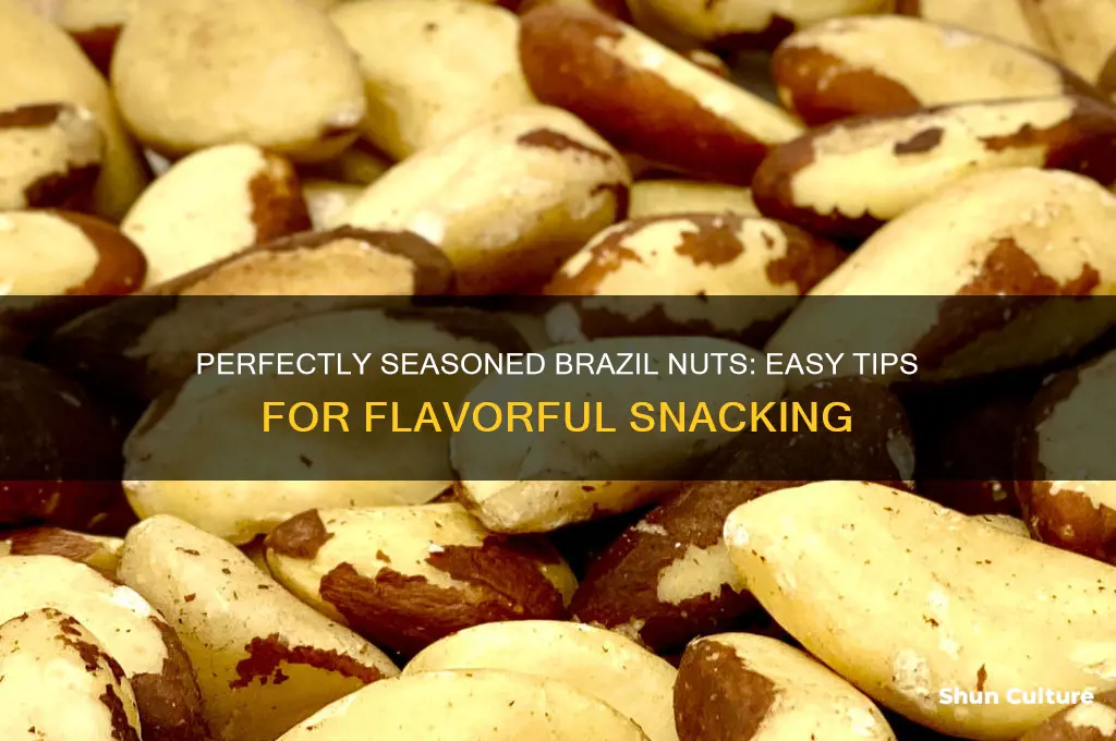 how to season brazil nuts