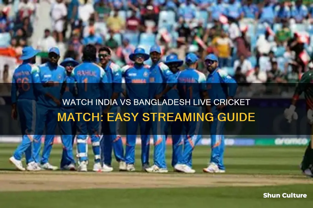 how to see live cricket match india vs bangladesh