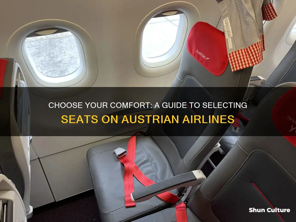 how to select seat on austrian airlines