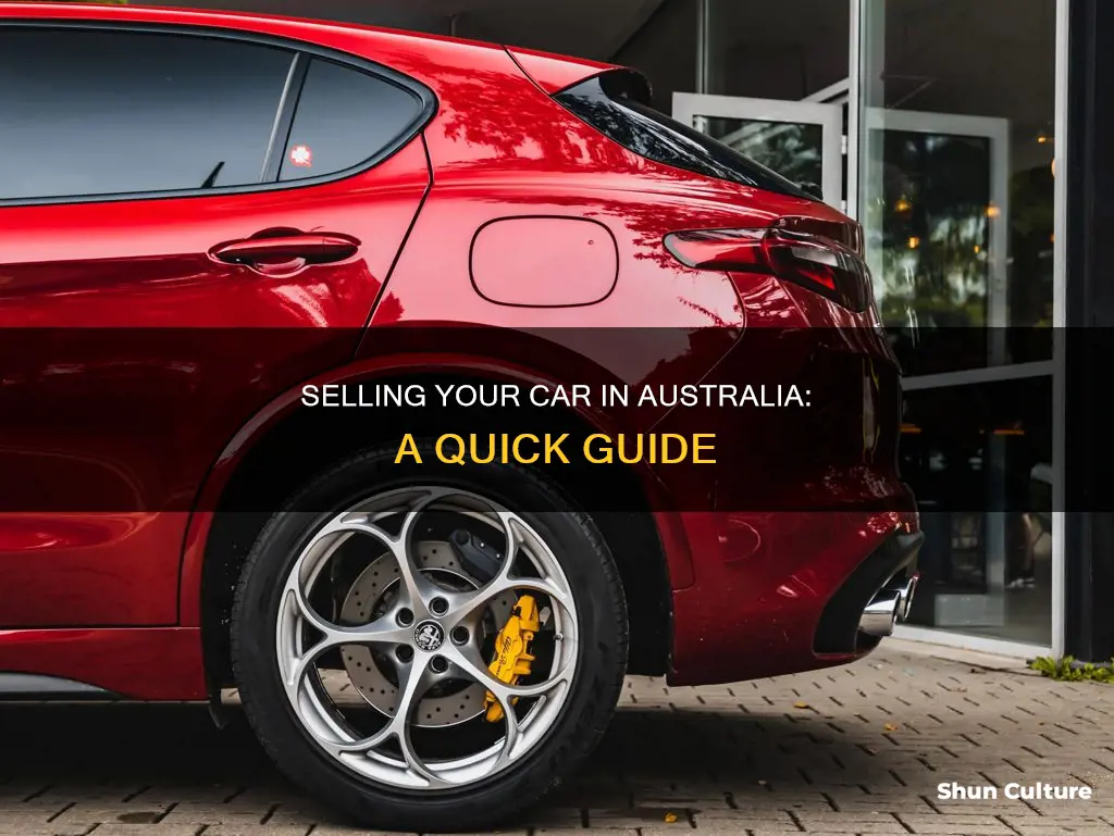 how to sell a car australia