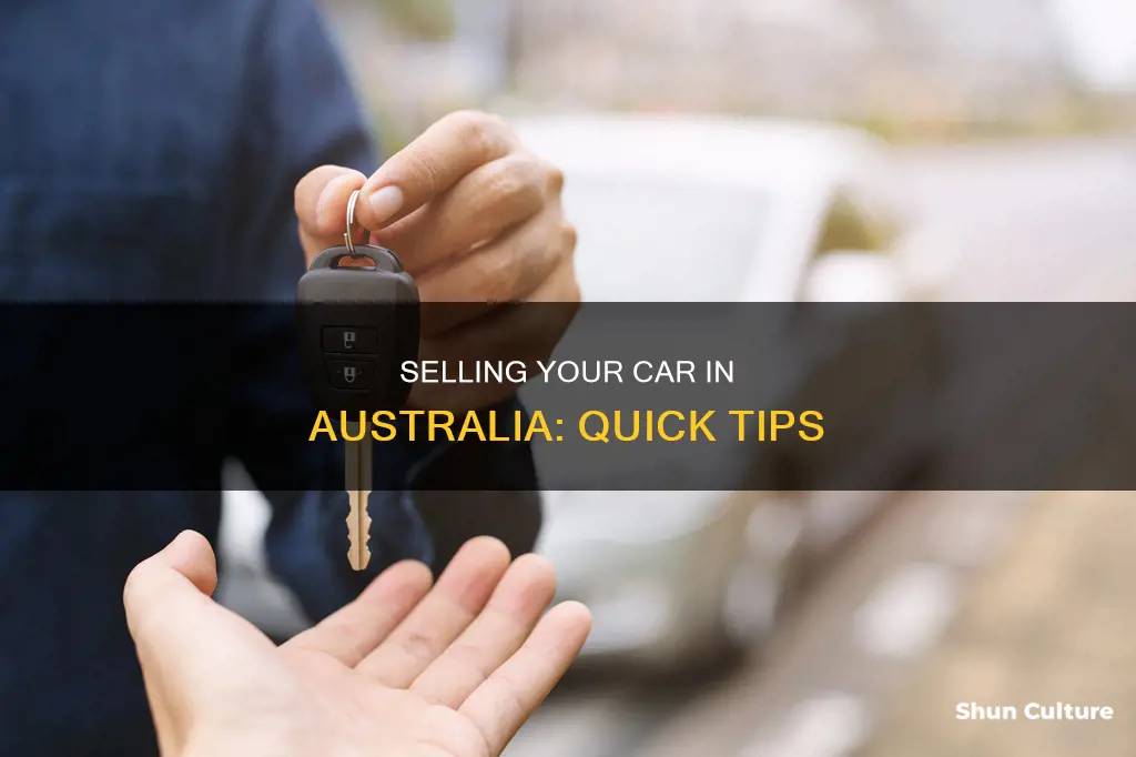 how to sell a car quickly australia