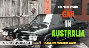 Selling Vintage Cars in Australia: A Guide