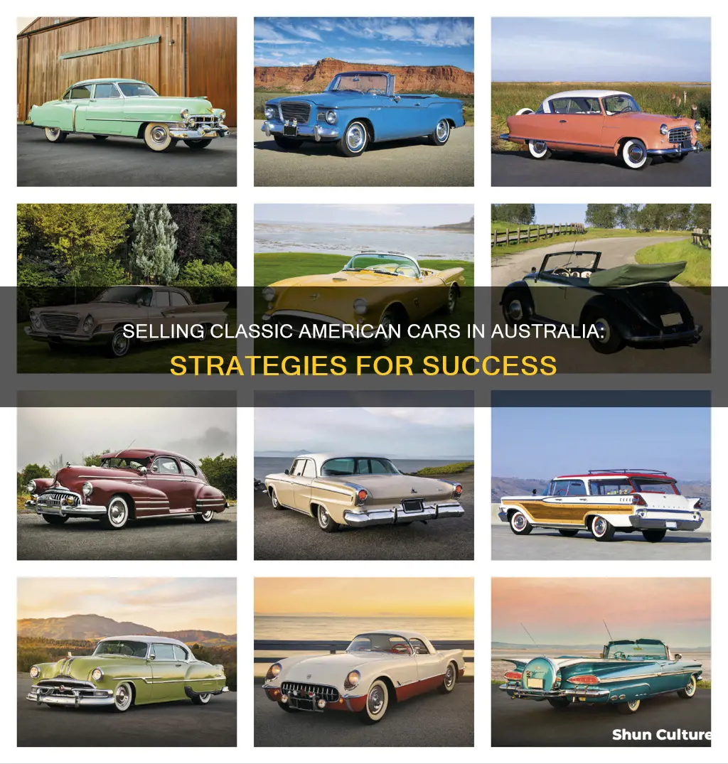 how to sell classic american cars in australia