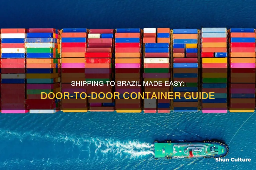 how to send a container to brazil door to door