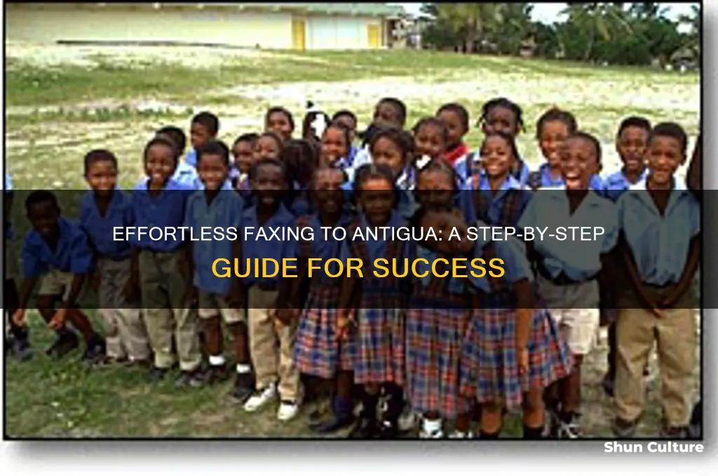 how to send a fax to antigua