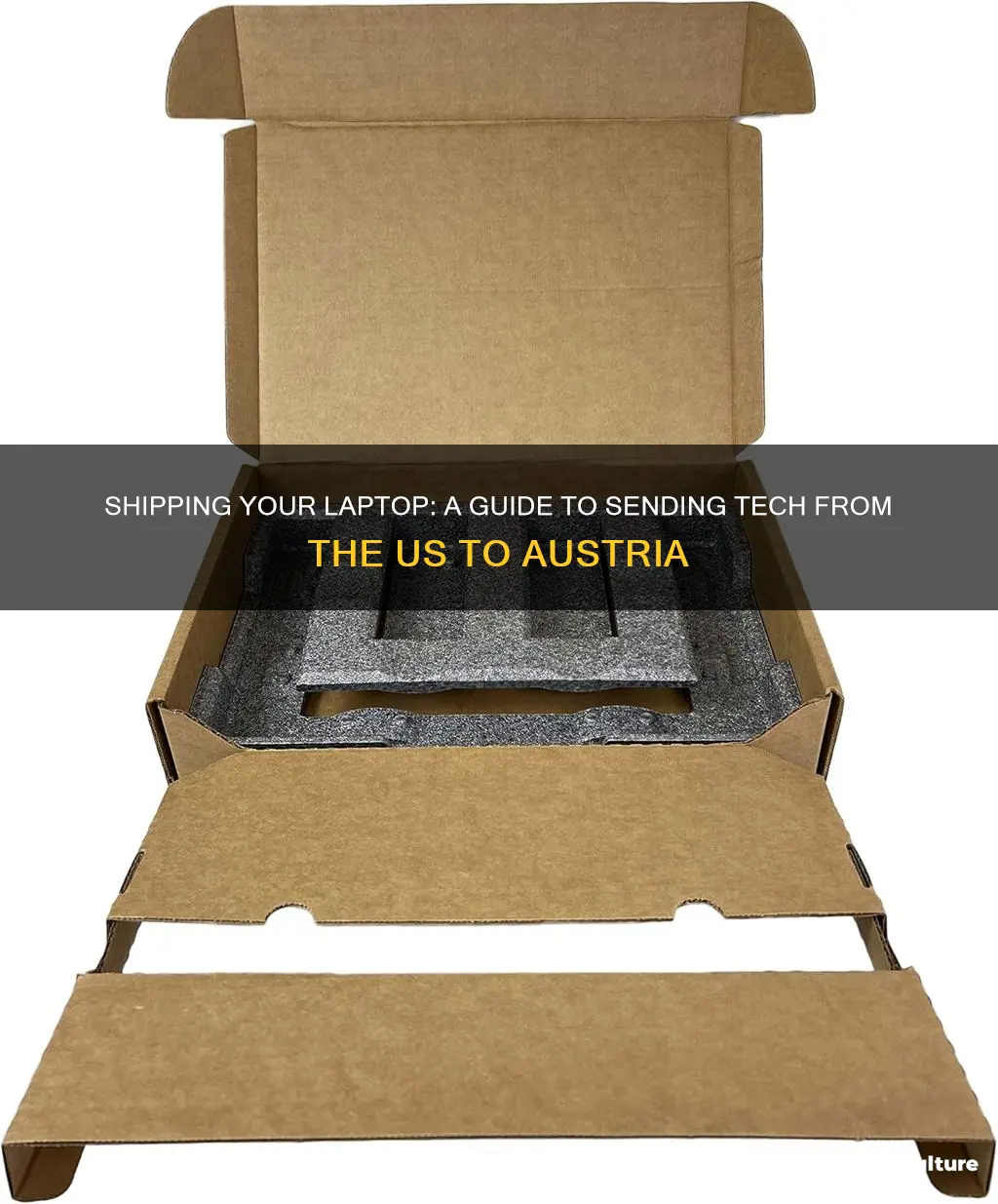 how to send a laptop from us to austria