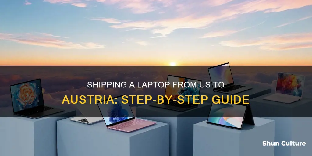 how to send a laptop from us to austria