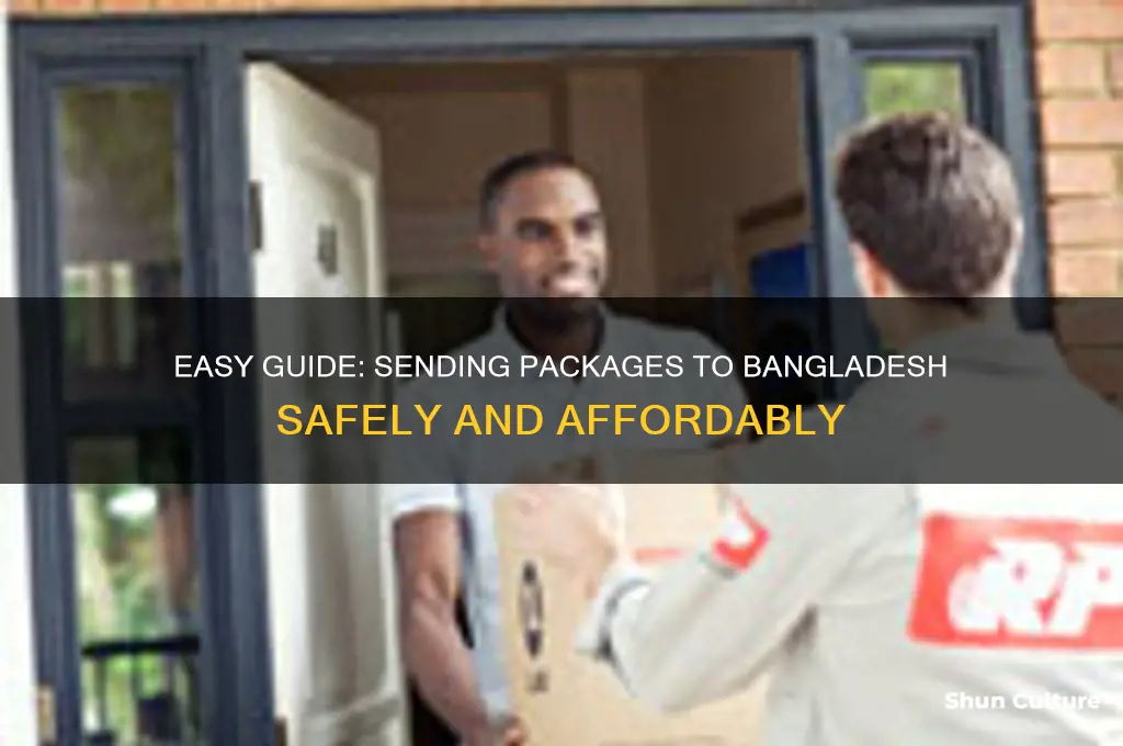 how to send a package to bangladesh